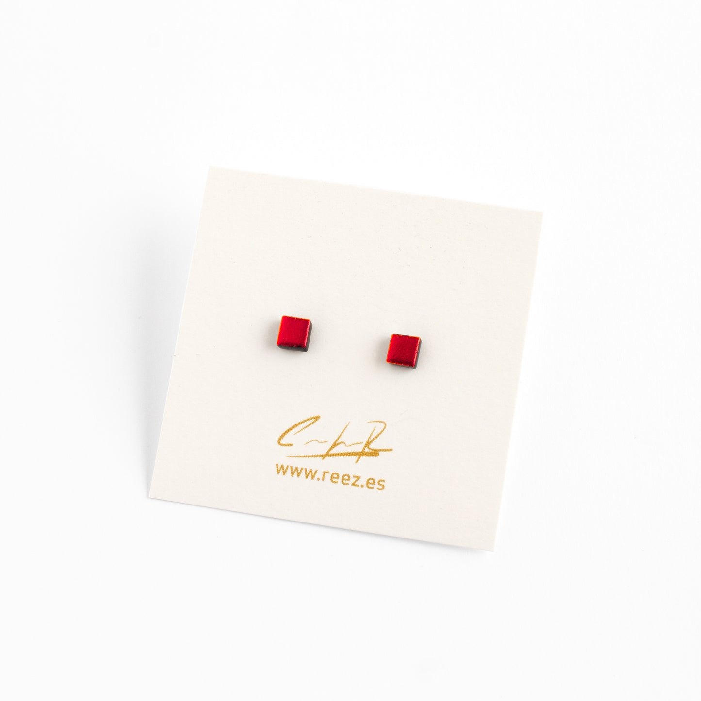 Pendientes Mini-Mini Rojo