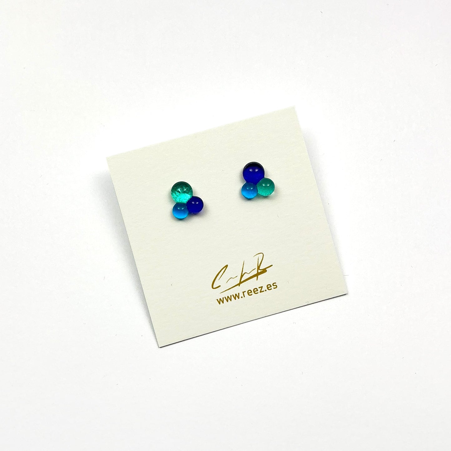 Pendienetes O3 Azules