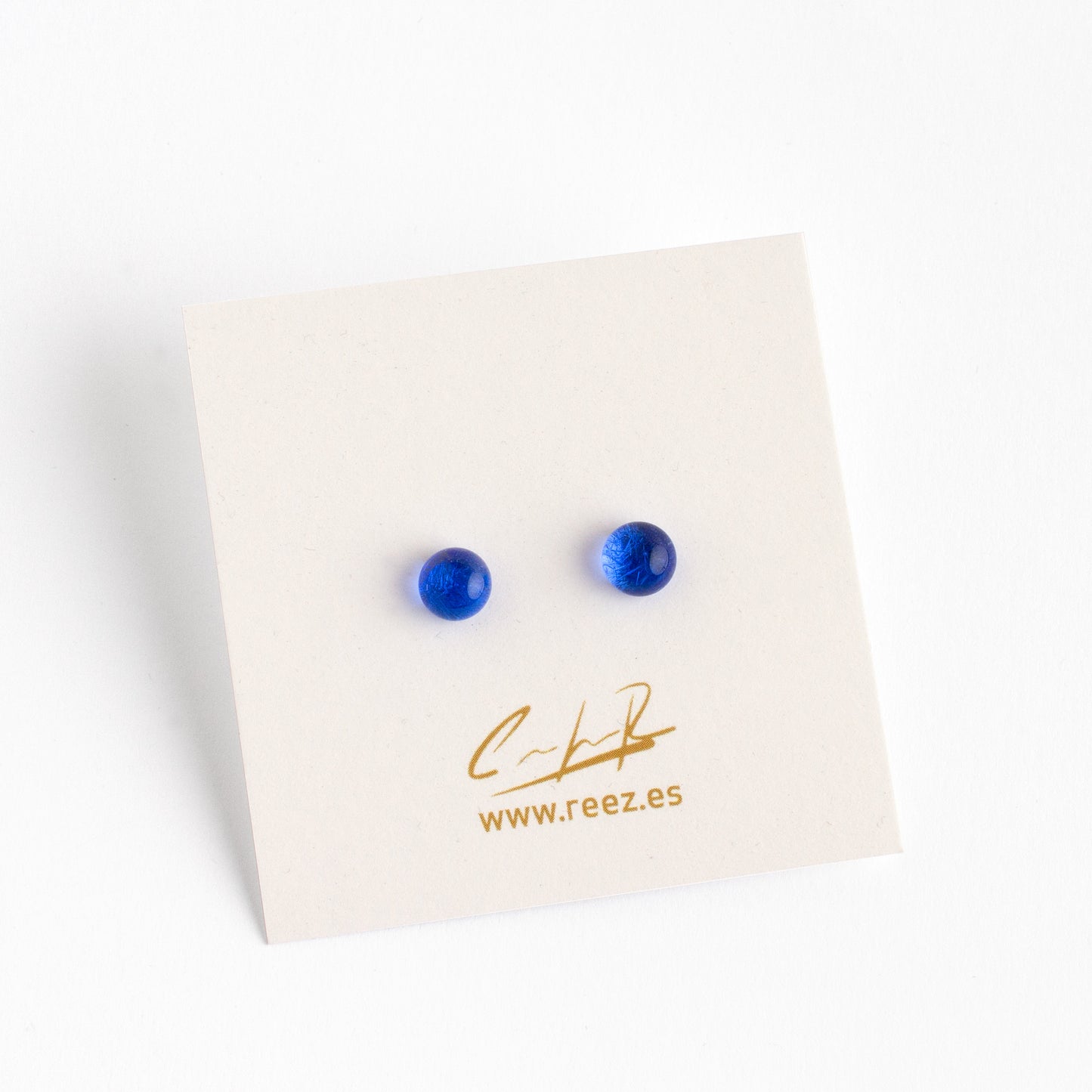 Pendientes mini-mini Azul