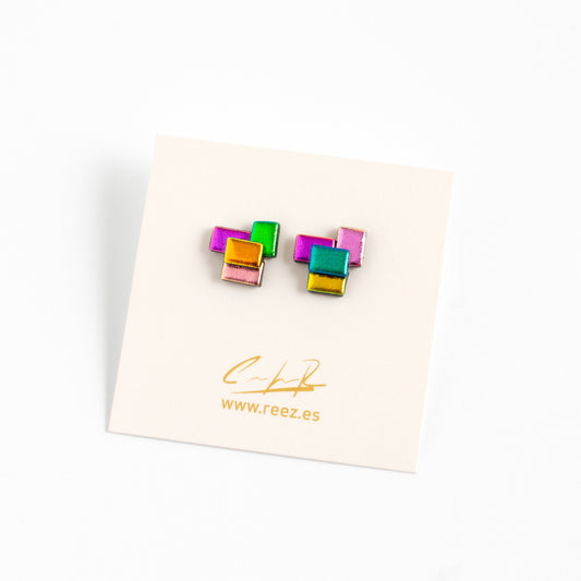 Pendientes Multicolor Mini