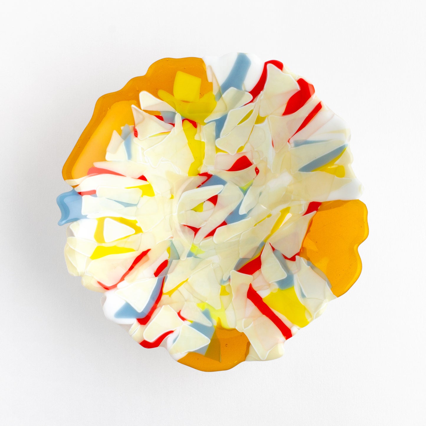 Bowl de Cristal Aglomerado Multicolor