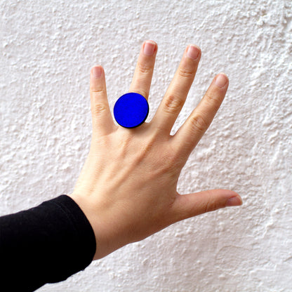 Dichroic Blue Ring